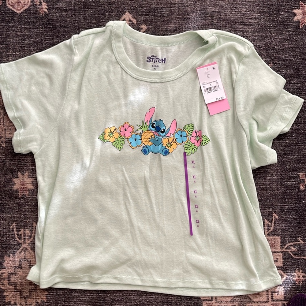 Stitch cropped tee